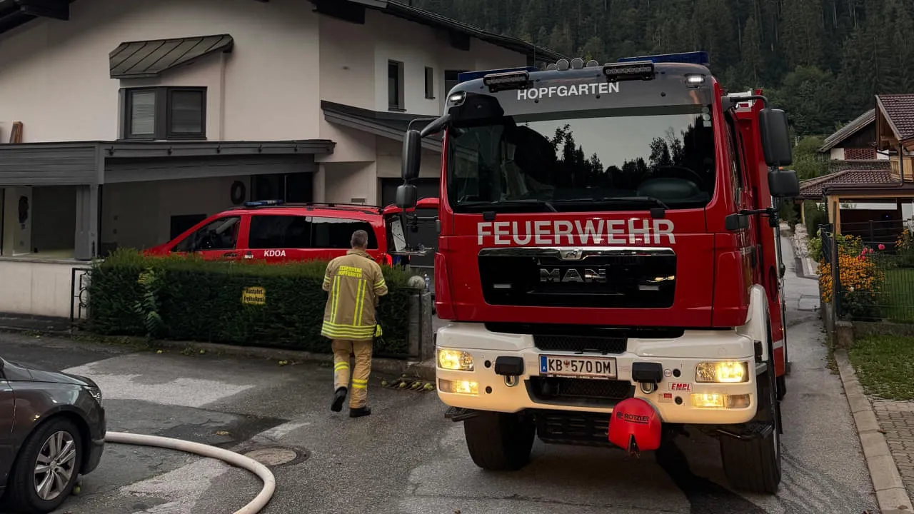Brand in Hopfgarten