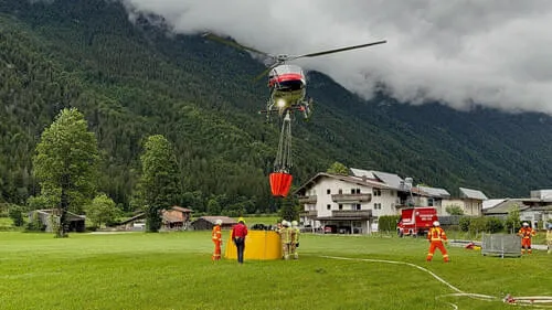 Waldbrand-Waidring